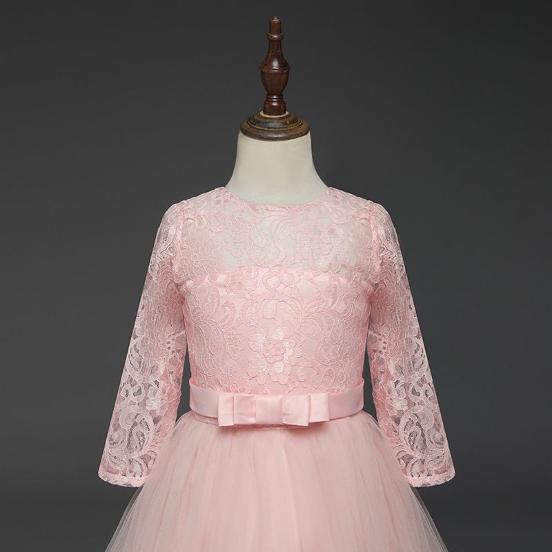 European and American new style flower girl wedding princess dress girls prom dress lace tutu skirt &