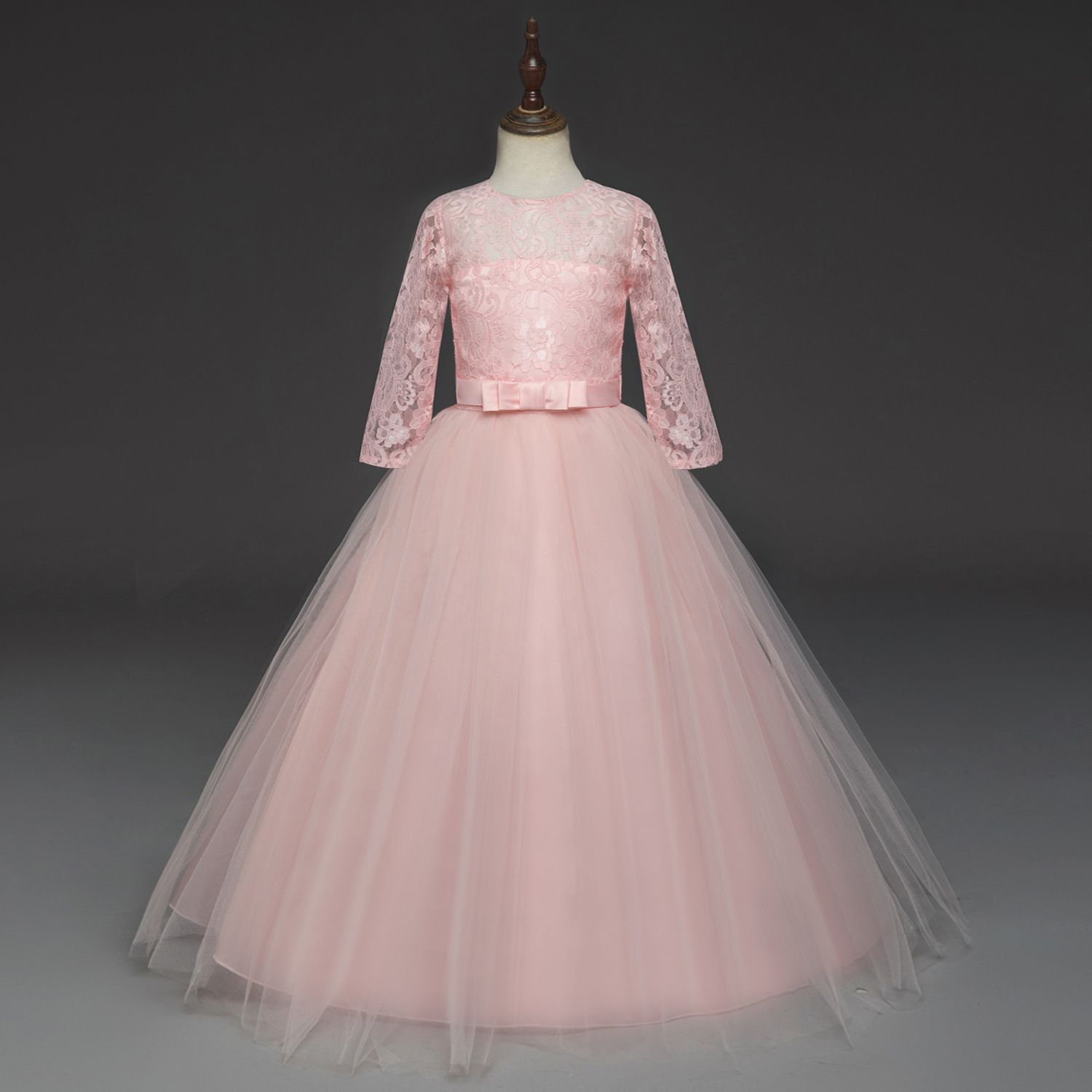 European and American new style flower girl wedding princess dress girls prom dress lace tutu skirt &