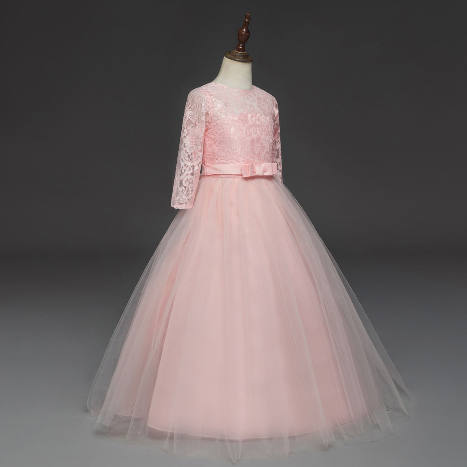 European and American new style flower girl wedding princess dress girls prom dress lace tutu skirt &