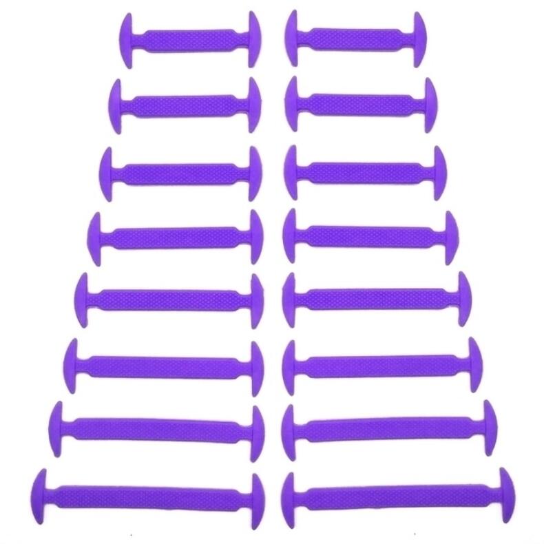 14pcs/lot Elastic Silicone Shoelaces For Shoes Creative Shoelace No Tie Shoe Laces For Men Lacing Shoes Rubber Shoelaces E-557