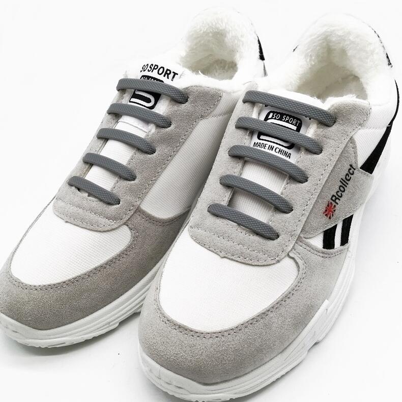 14pcs/lot Elastic Silicone Shoelaces For Shoes Creative Shoelace No Tie Shoe Laces For Men Lacing Shoes Rubber Shoelaces E-557