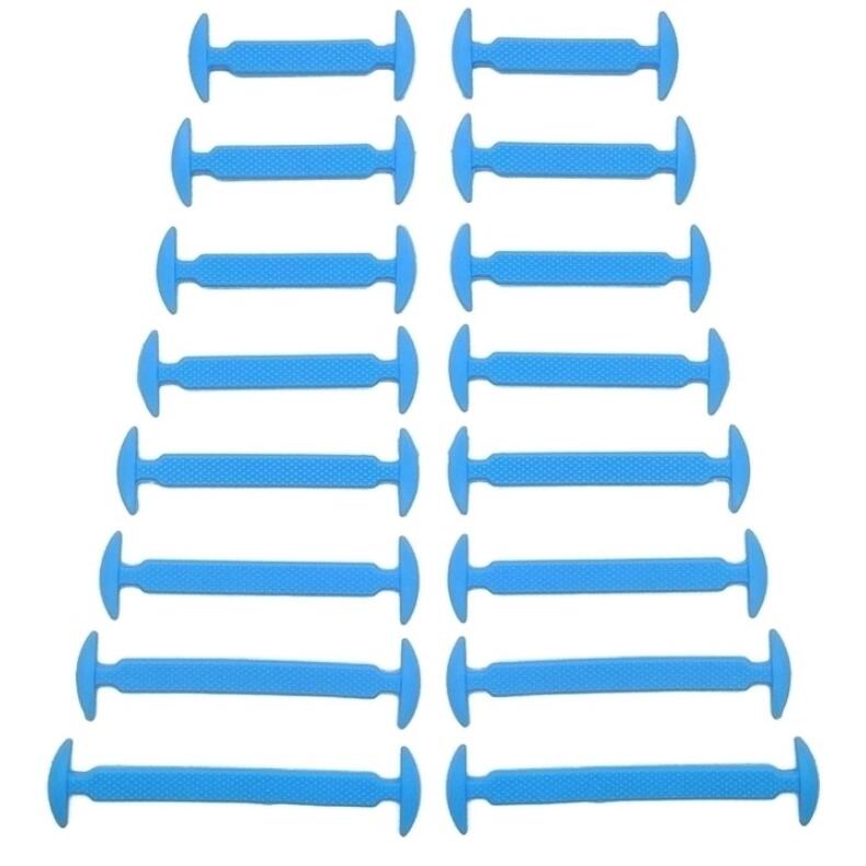 14pcs/lot Elastic Silicone Shoelaces For Shoes Creative Shoelace No Tie Shoe Laces For Men Lacing Shoes Rubber Shoelaces E-557