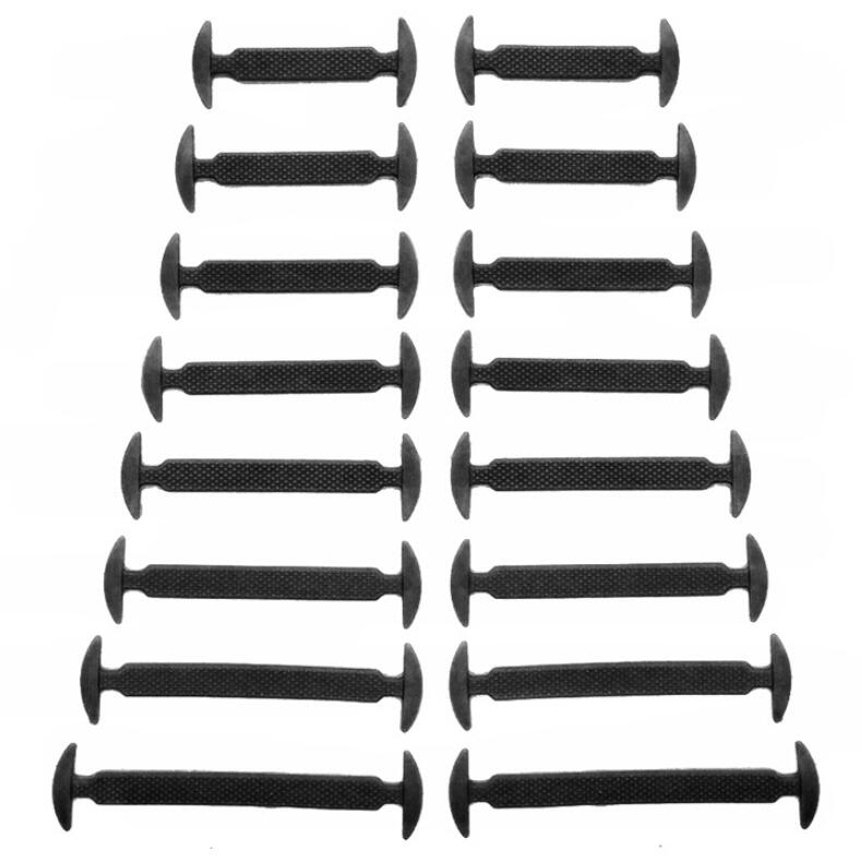 14pcs/lot Elastic Silicone Shoelaces For Shoes Creative Shoelace No Tie Shoe Laces For Men Lacing Shoes Rubber Shoelaces E-557