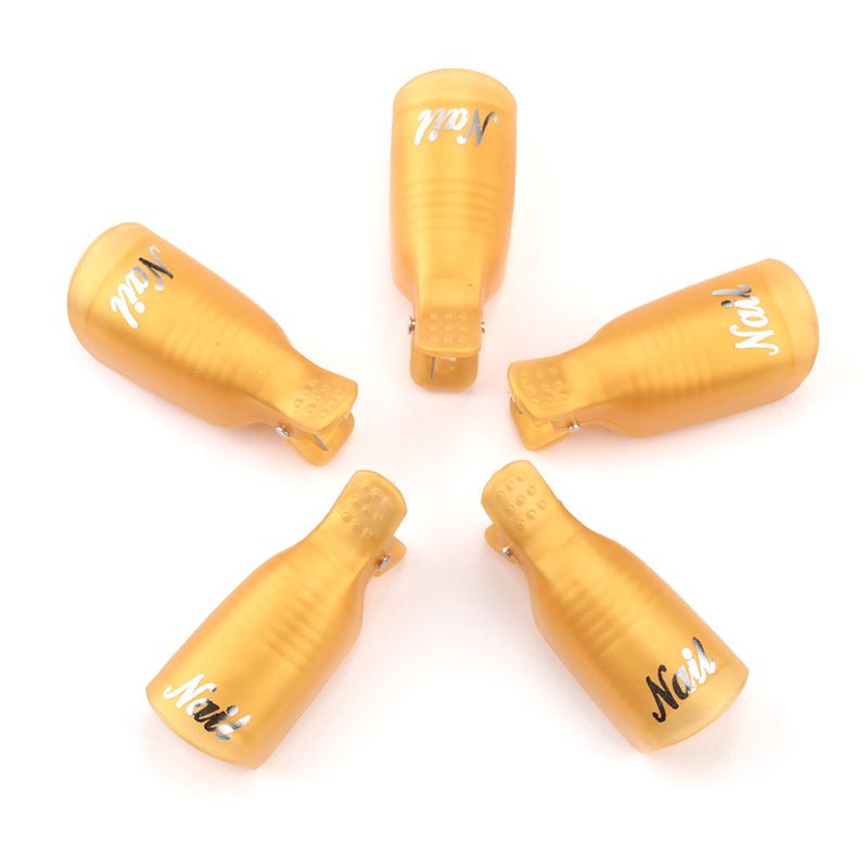 10pcs Plastic Nail Art Soak Off Cap Clips UV Gel Polish Remover Wrap Tool Fluid for Removal of Varnish Manicure Tools &E-1096