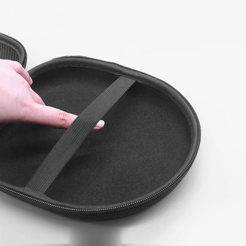 Portable Headsets Cover Earphones EVA Hard Case Zippered Headphones Box Accessories Earbuds Protective Shell Storage Organizer