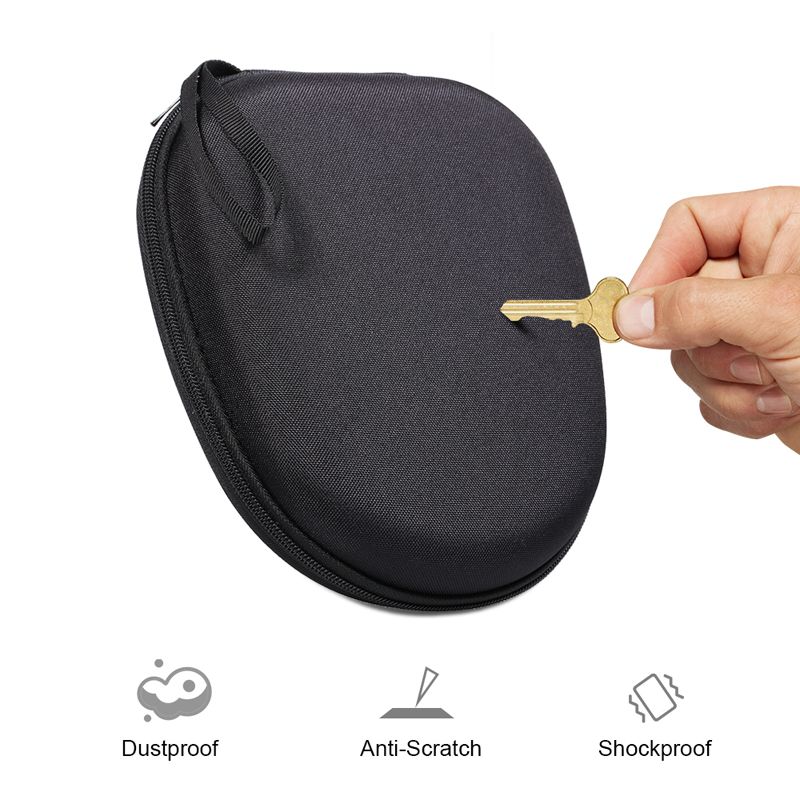 Portable Headsets Cover Earphones EVA Hard Case Zippered Headphones Box Accessories Earbuds Protective Shell Storage Organizer