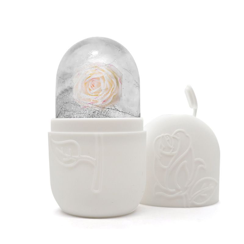 1pc face ice grid massager facial roller is used to relieve swelling and can be reused to glow