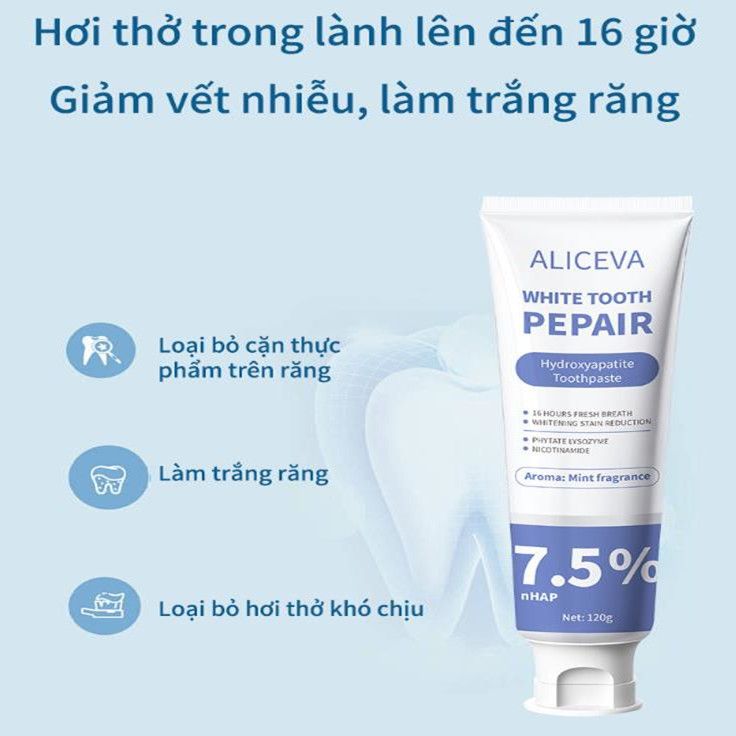 1PC   Hydroxyapatite toothpaste Vietnam hydroxyapatite toothpaste