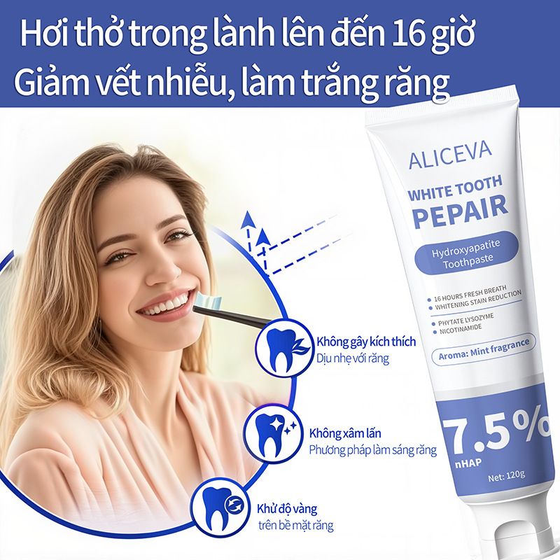 1PC   Hydroxyapatite toothpaste Vietnam hydroxyapatite toothpaste