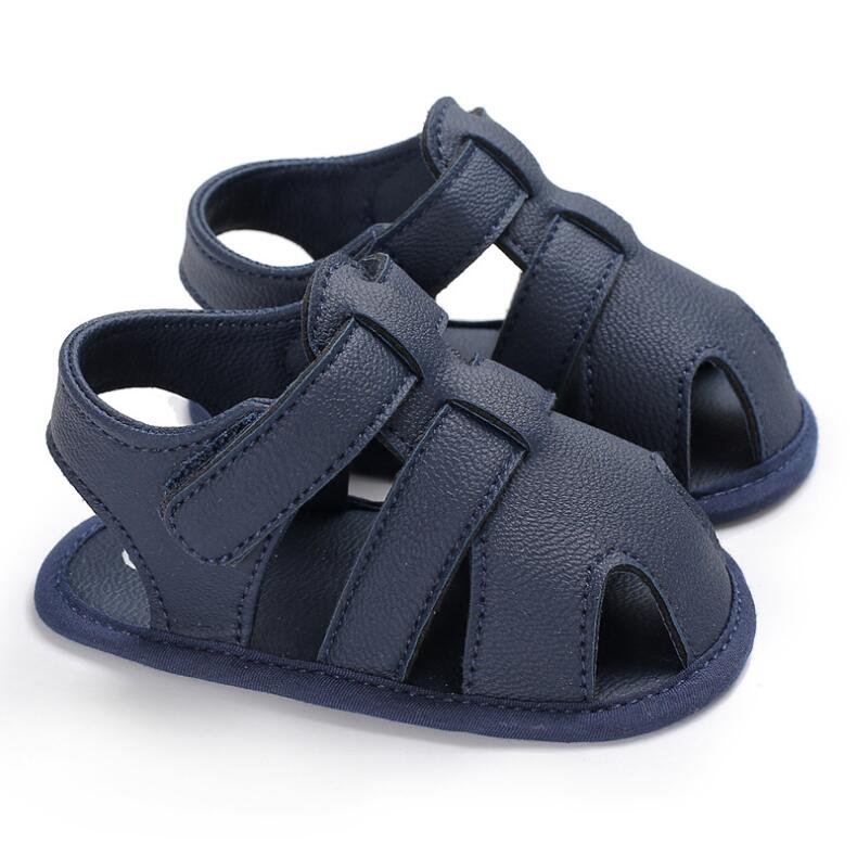 Summer baby shoes male baby 0-1 year old foot solid color sandals toddler shoes &