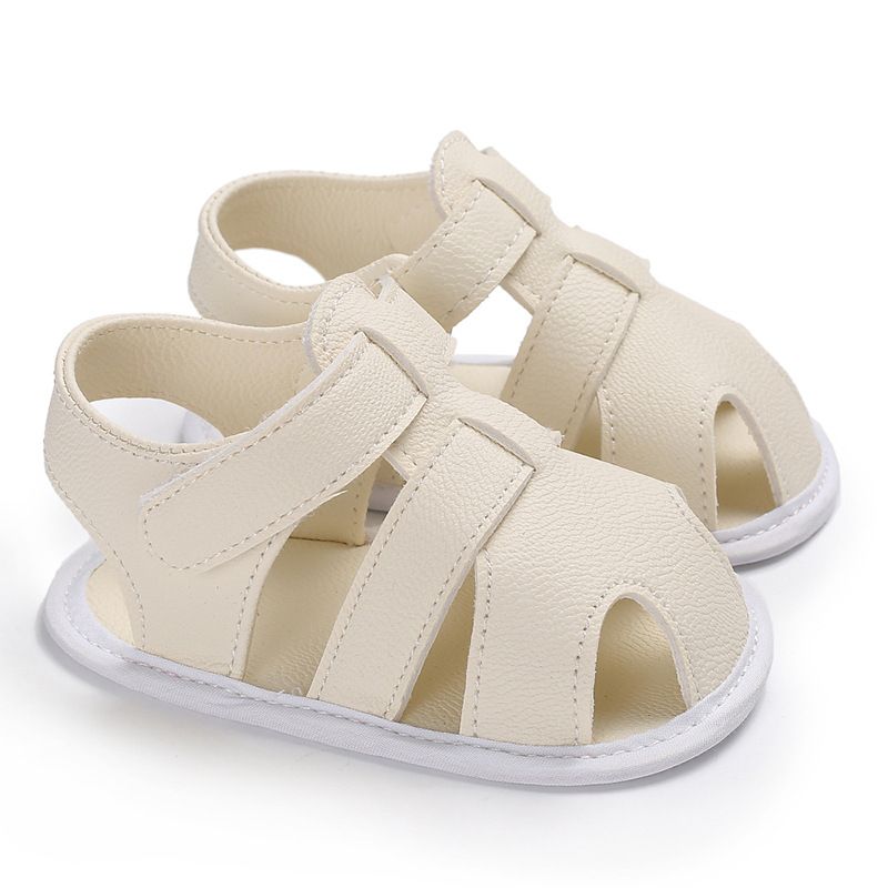 Summer baby shoes male baby 0-1 year old foot solid color sandals toddler shoes &
