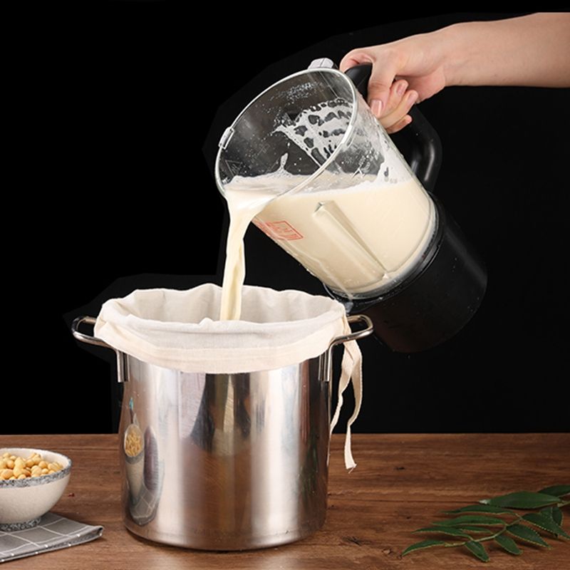 Soy Milk Wine Filter Bag Nut Milk Bag Tea Coffee Oil Yogurt Filter Net Mesh Kitchen Food Reusable Nylon Filter Bags Strainer E-875