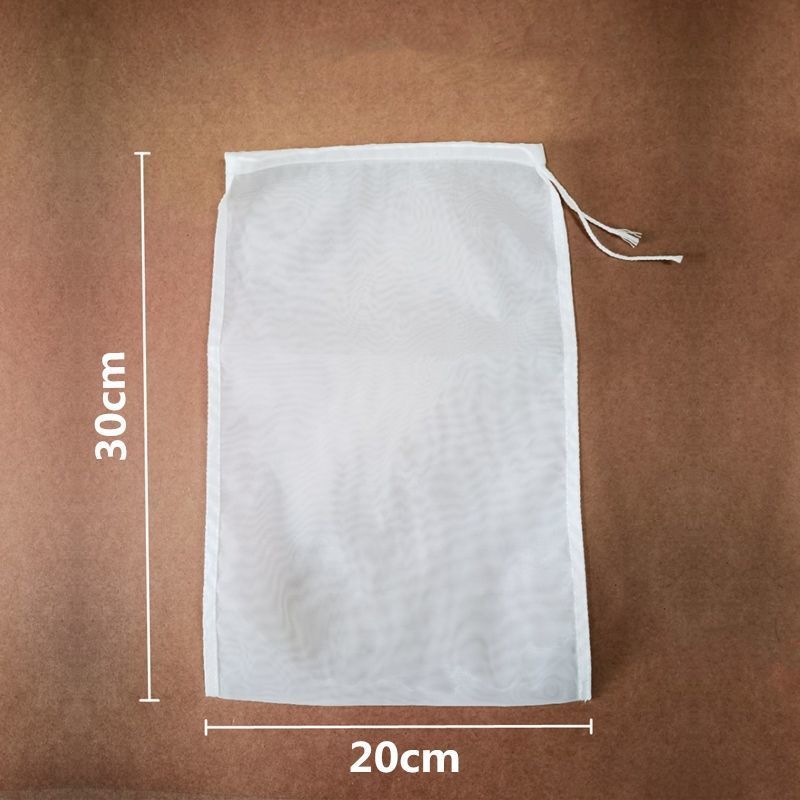 Soy Milk Wine Filter Bag Nut Milk Bag Tea Coffee Oil Yogurt Filter Net Mesh Kitchen Food Reusable Nylon Filter Bags Strainer E-875