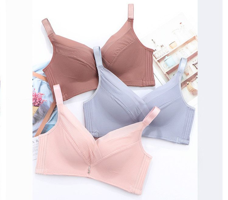 Underwear Women Gather And Prevent Sagging And Lift Up Adjustment Type Bra Seamless Beautiful Back No Steel Ring Bra