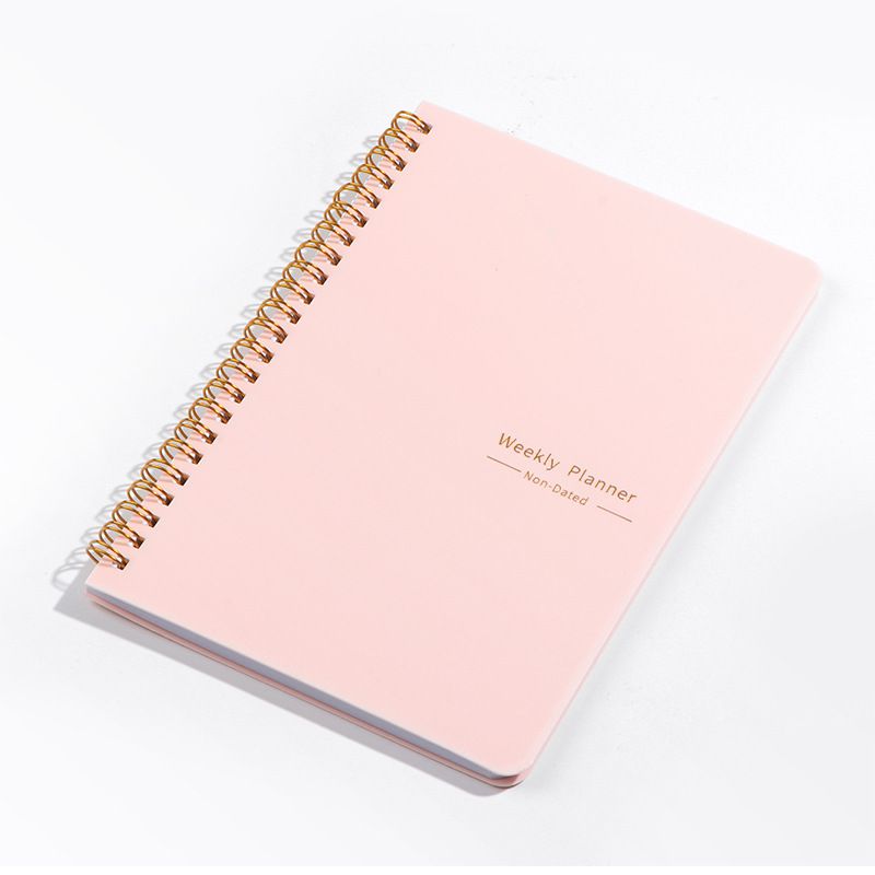 Weekly Planner Agenda A5 Notebook Planner Pouch 52 Weeks Planner Schedules Stationery School Office Supplies Stationery