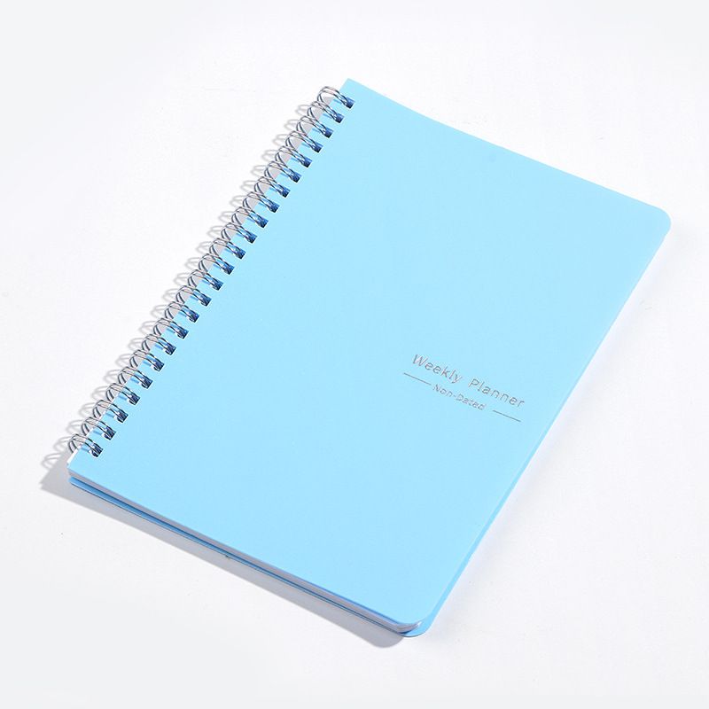 Weekly Planner Agenda A5 Notebook Planner Pouch 52 Weeks Planner Schedules Stationery School Office Supplies Stationery