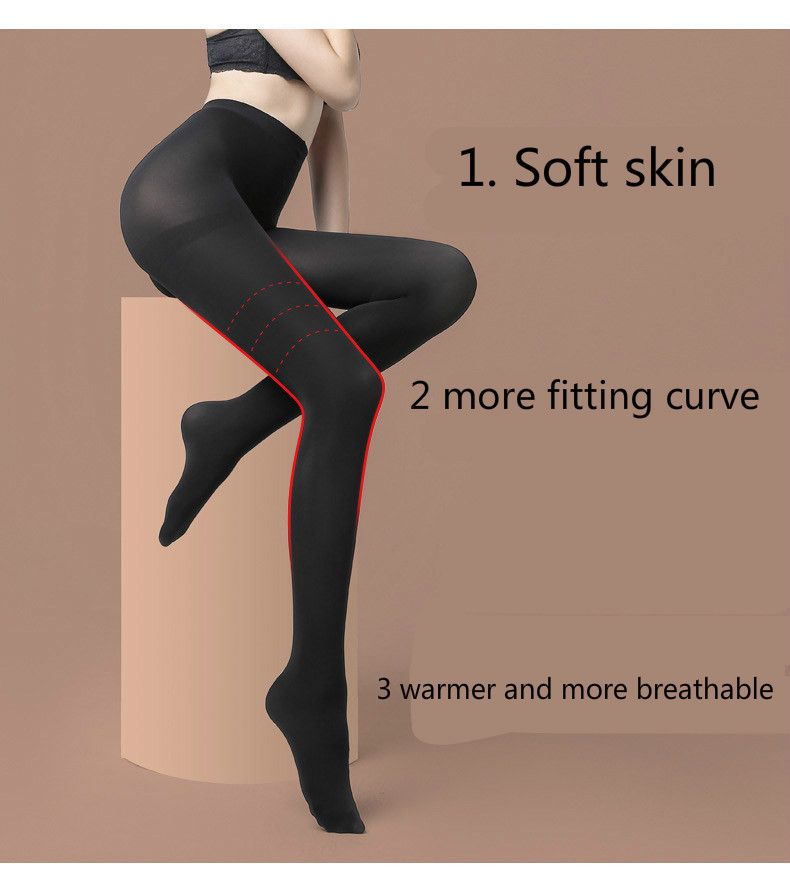 Anti Hook Wire Stockings Of Spring And Autumn Tights Socks Velvet Stockings In The Thick FZ-107-1