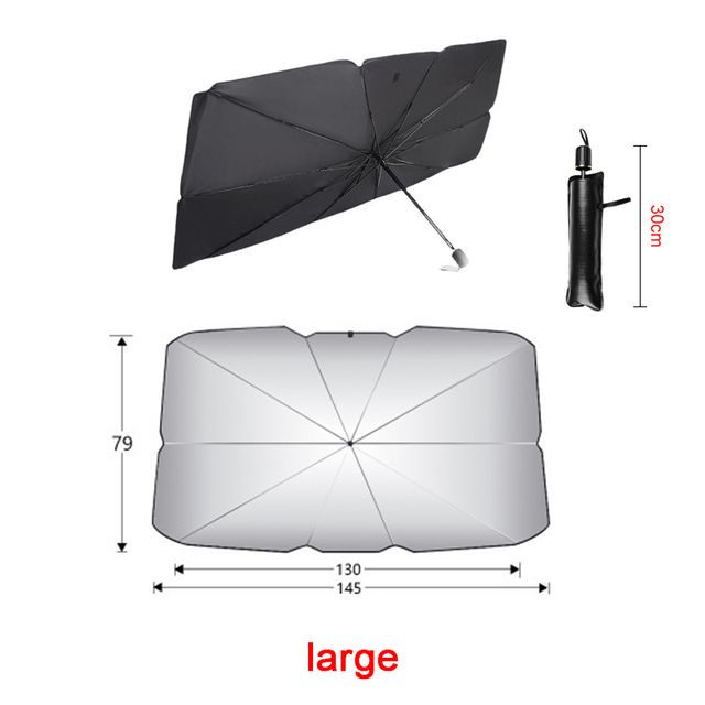1pc Car Sunshade Umbrella Car Sun Shade Protector Parasol Summer Sun Interior Windshield Protection Accessories For Auto Shading