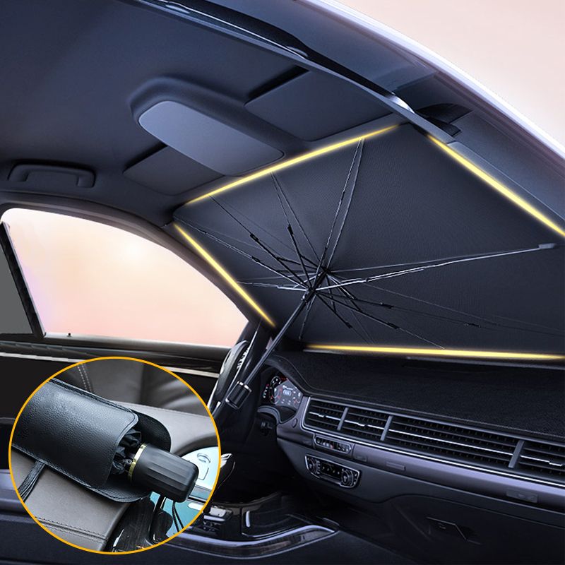 1pc Car Sunshade Umbrella Car Sun Shade Protector Parasol Summer Sun Interior Windshield Protection Accessories For Auto Shading