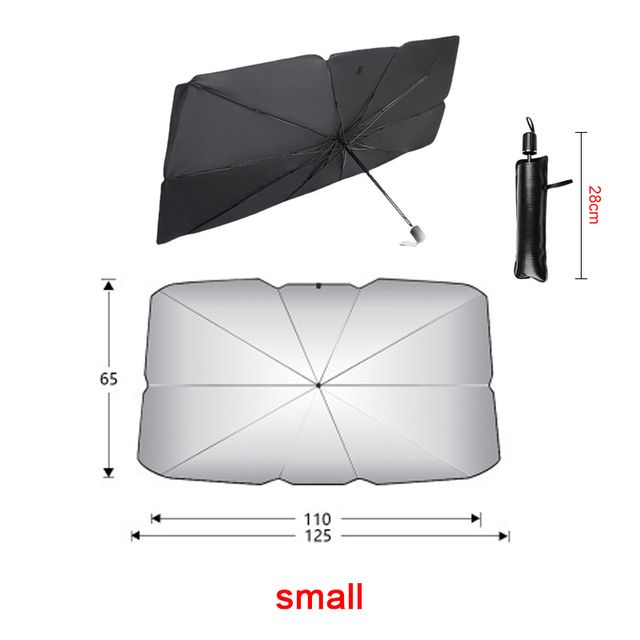 1pc Car Sunshade Umbrella Car Sun Shade Protector Parasol Summer Sun Interior Windshield Protection Accessories For Auto Shading