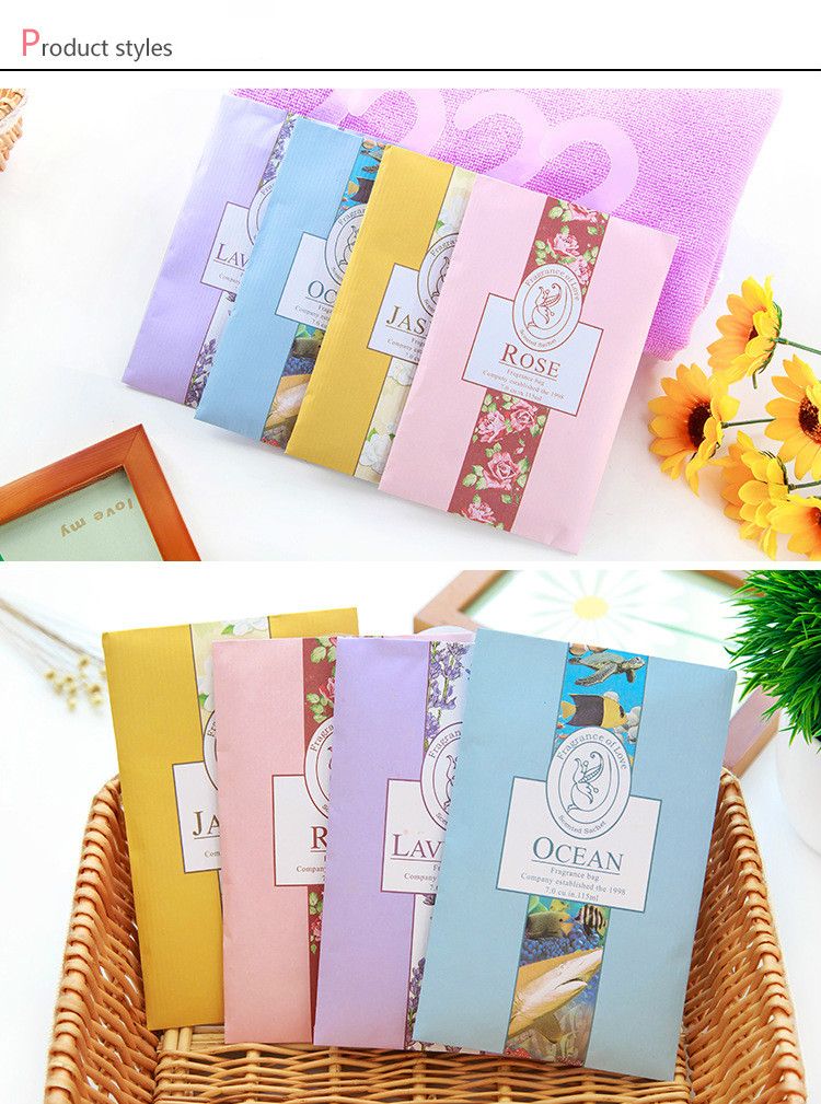 10 Pcs / Wardrobe Scented Bag Mildew Proof Insect Clothes Car Deodorant Sachet Sachet Bag