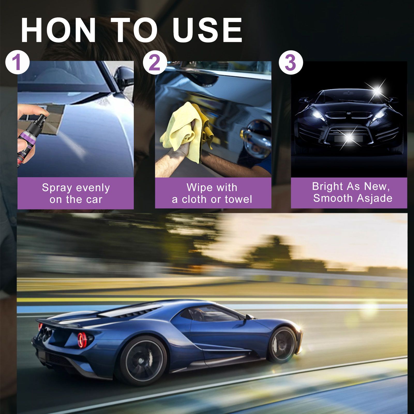 Ceramic Coating For Cars 100ml Ceramic Wax For Cars Easy To Use Car Scratch Nano Repair Spray Refurbish Agent For Automobile E-1274