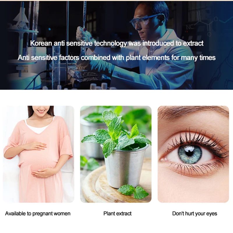 Waterproof Eyelashes Extension Glue Long Lasting Grafting Lashes Glue Quick Drying Adhesive Black Glue No Irritant Makeup  Tools C-557