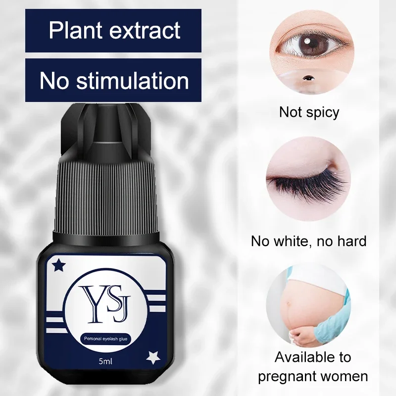 Waterproof Eyelashes Extension Glue Long Lasting Grafting Lashes Glue Quick Drying Adhesive Black Glue No Irritant Makeup  Tools C-557