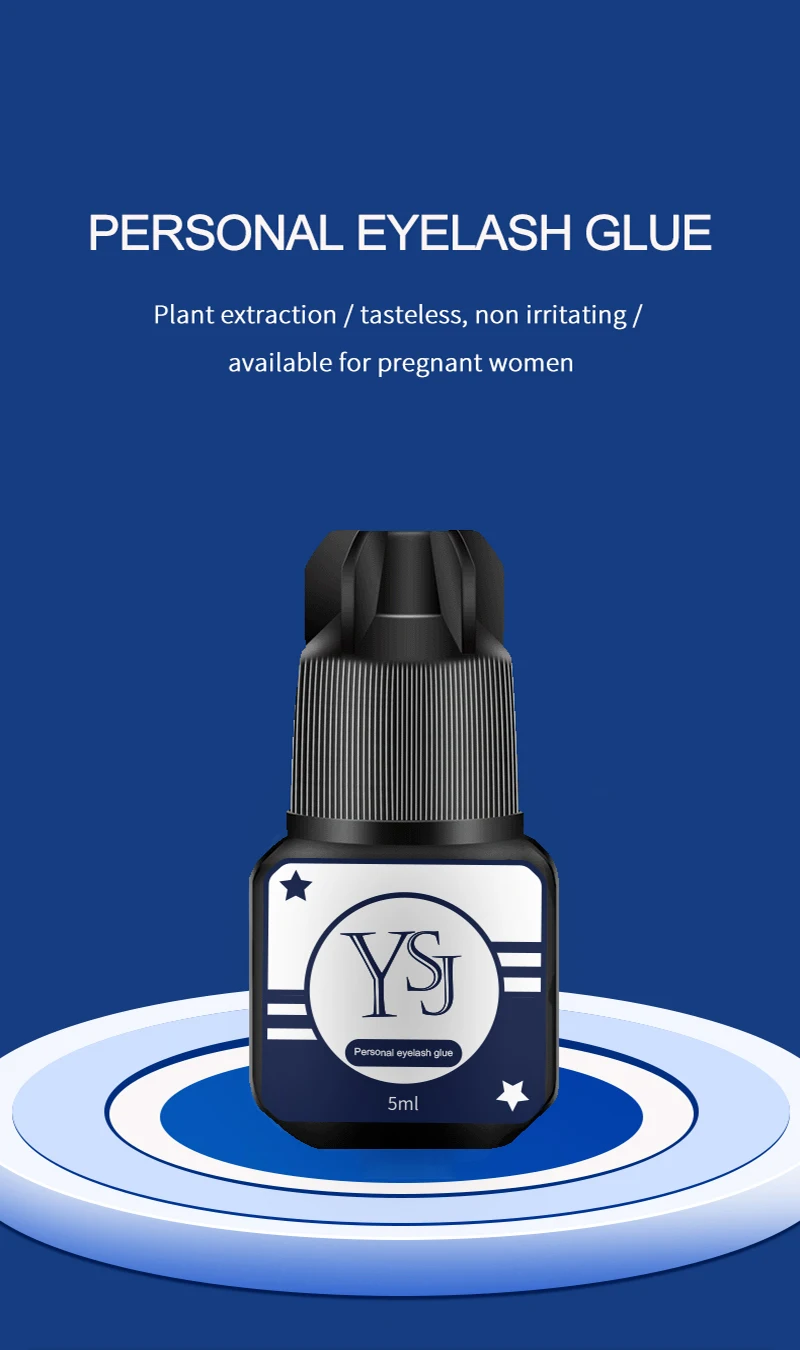 Waterproof Eyelashes Extension Glue Long Lasting Grafting Lashes Glue Quick Drying Adhesive Black Glue No Irritant Makeup  Tools C-557