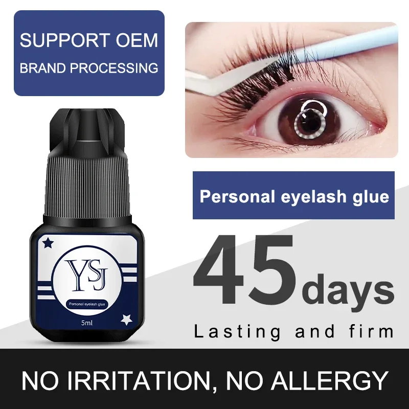 Waterproof Eyelashes Extension Glue Long Lasting Grafting Lashes Glue Quick Drying Adhesive Black Glue No Irritant Makeup  Tools C-557