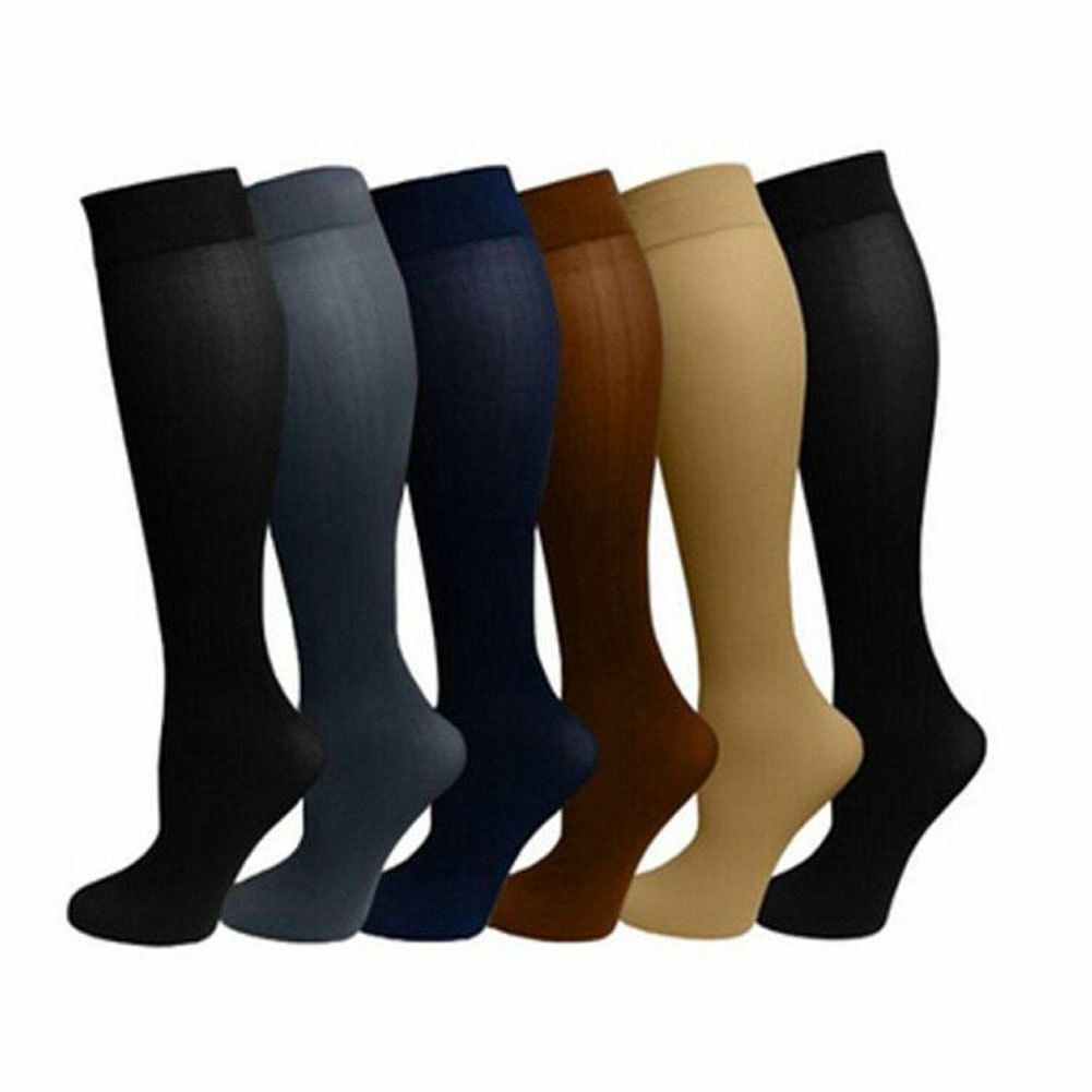 Varicose Veins Compression Socks Fit For Golf Rugby Running Hiking Sports For Anti Fatigue Driving Travel Flight Women Men Socks E-1121