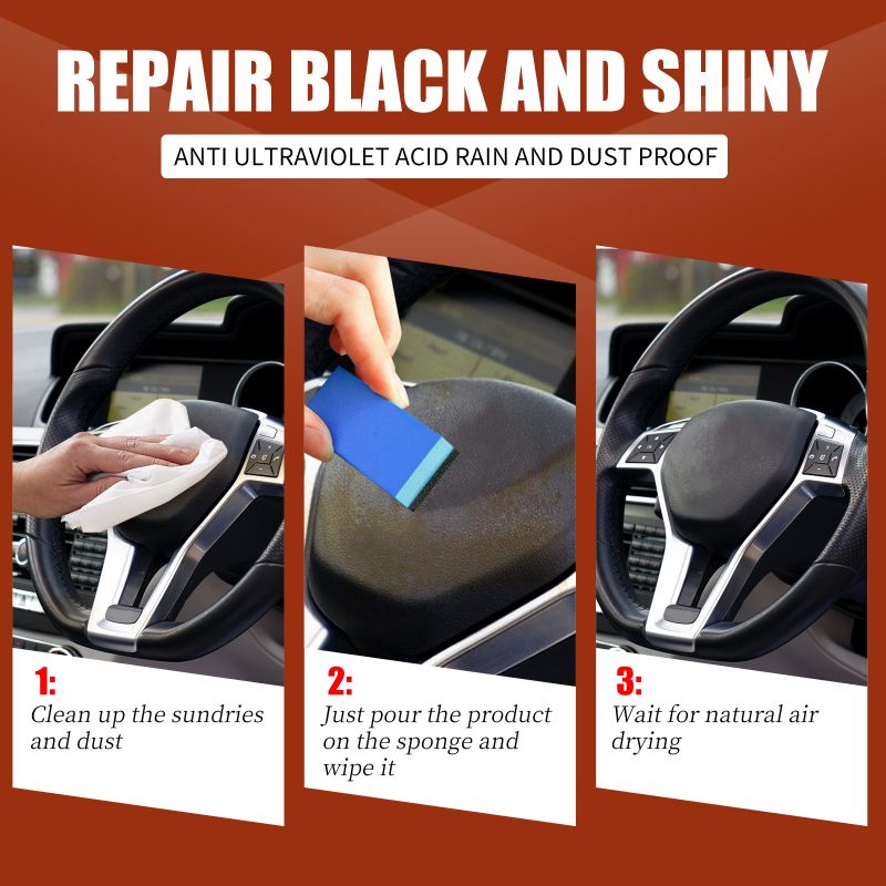 Automotive Plastic Liquid Crystal Coating Car Dashboard Interior Plastic Refurbishment Agent Coating Polishing Maintenance AgentB2-756