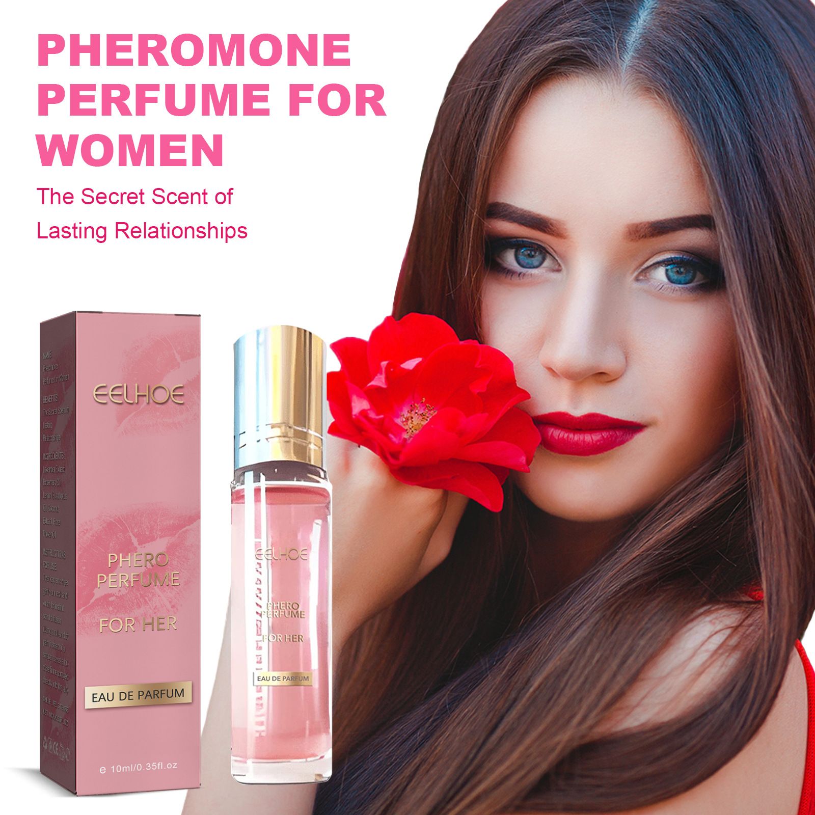 Long-Lasting Pheromone Perfume Spray for Women - Increase Femininity and Attractiveness Attract Men with Phero Oil C-363