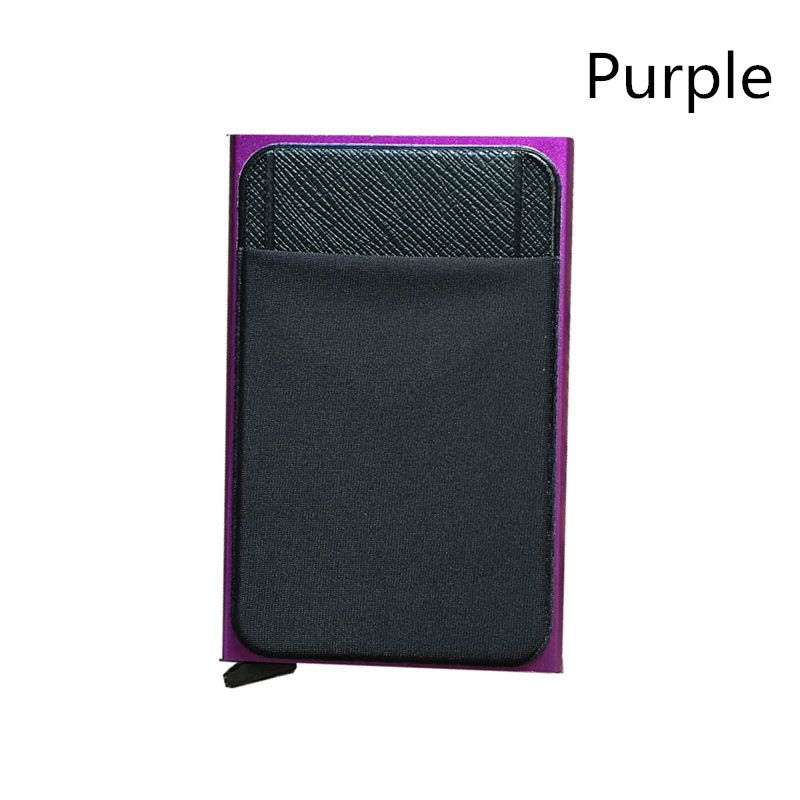 Card Men's Wallet Mini Bag Aluminum Metal Protection Equipment Storage Bag Smart Quick Release Women's Wallet E-1162