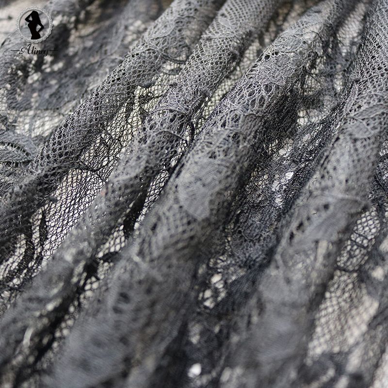 Sexy Babydoll Lingerie Erotic Women Black Lace Plus Size Costume Sleepwear Dress Transparent Hollow-out Chemise Underwear FZ-103-1