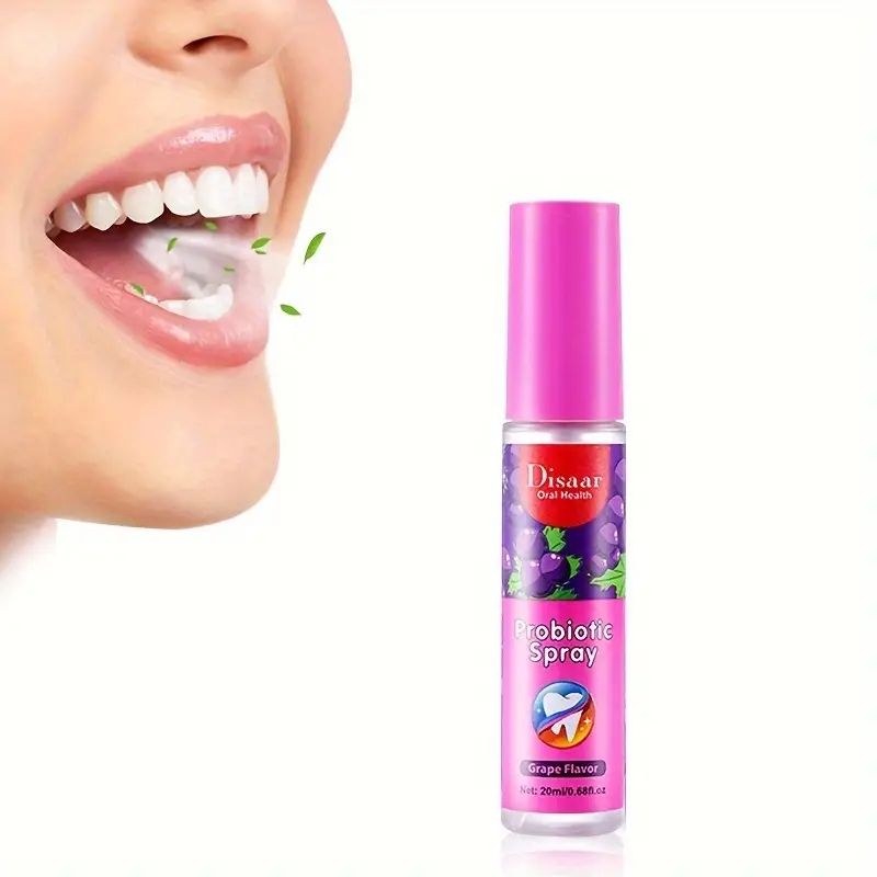 20ml Breath Freshener Spray Lemon Grape Mint Flavor Female Spray Male Kissing Artifact Portable Spray Breath Mouth Cleaning B2-945