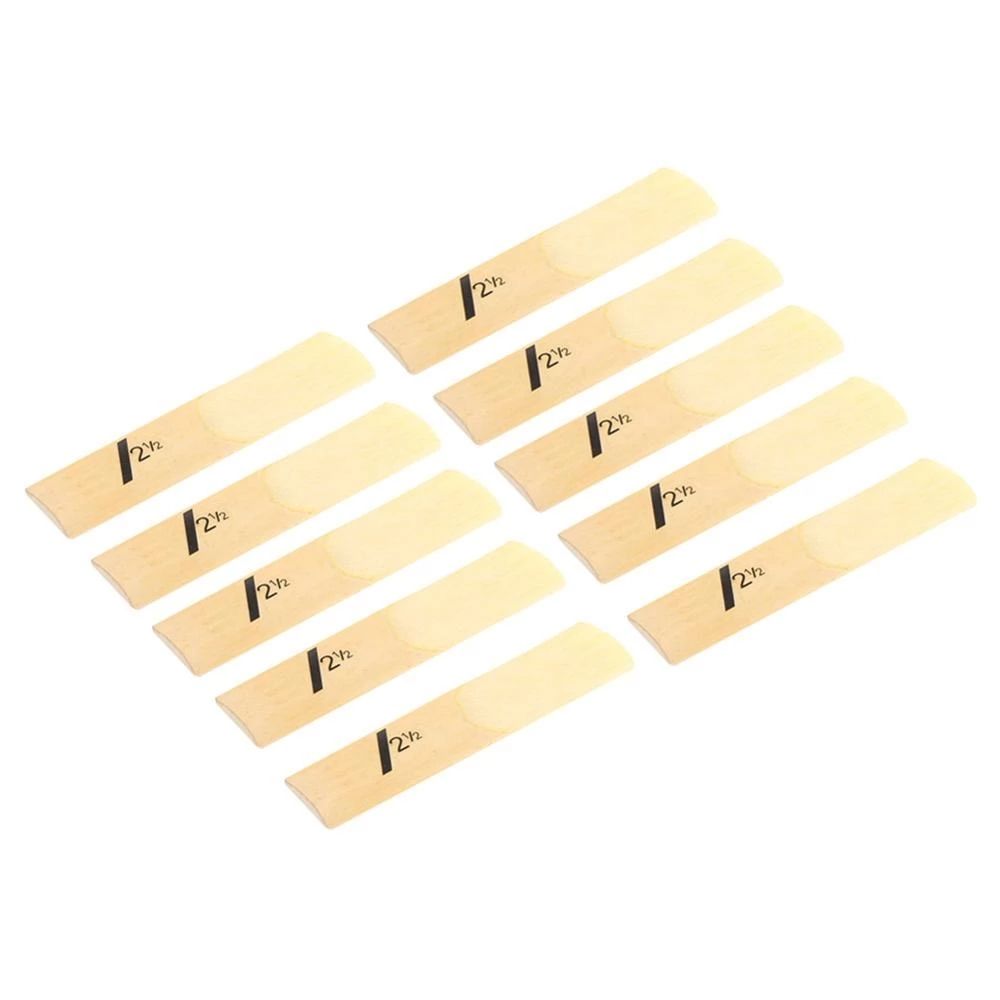 10 Pack Eb Alto Sax Saxophone Reeds Strength 1.5 2.0 2.5 3.0 3.5 4.0 Saxophone Reed Woodwind Instrument Parts Accessories E-1176