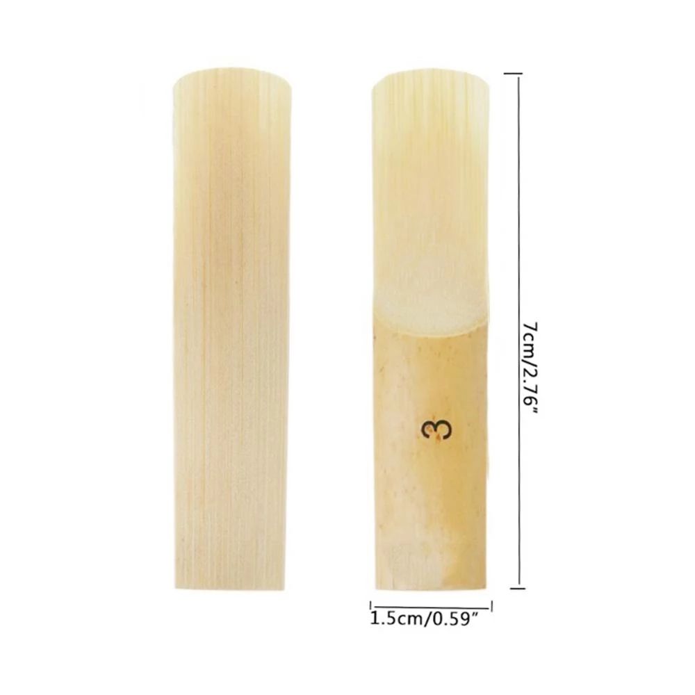 10 Pack Eb Alto Sax Saxophone Reeds Strength 1.5 2.0 2.5 3.0 3.5 4.0 Saxophone Reed Woodwind Instrument Parts Accessories E-1176