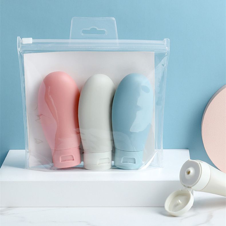 3pcs/set Nordic style Refillable Bottle Kit Portable Shampoo Shower Gel Bottles Container Travel Can Carry on the Plane &