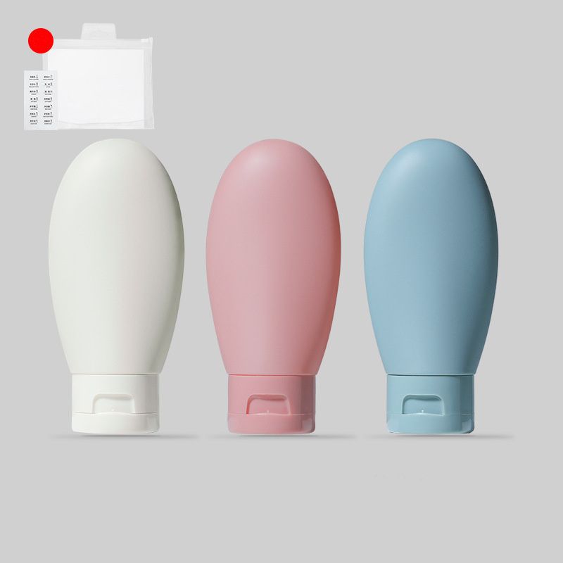 3pcs/set Nordic style Refillable Bottle Kit Portable Shampoo Shower Gel Bottles Container Travel Can Carry on the Plane &