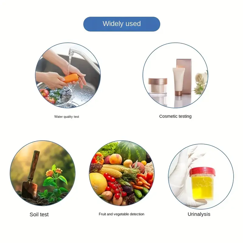 Professional 1-14 PH Litmus Paper Ph Test Strips Water Cosmetics Soil Acidity Test Strips With Control Card C-619