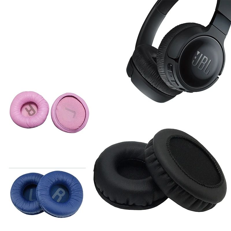 2PCS Soft foam Ear Pads pillow Cushion Cover for JBL Tune600 T500BT T450 T450BT JR300BT Headphone Headset 70mm EarPads C-538