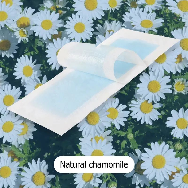 Double sided hair removal disposable leg wax paper Hair removal wax strip Leg body hair removal wax strip paper B2-845