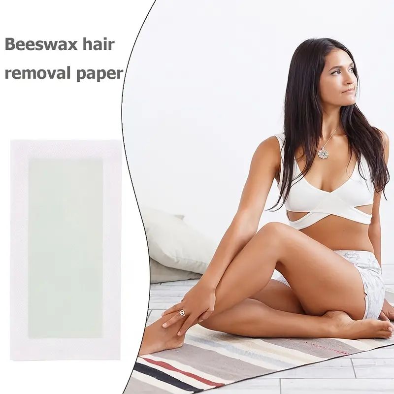 Double sided hair removal disposable leg wax paper Hair removal wax strip Leg body hair removal wax strip paper B2-845