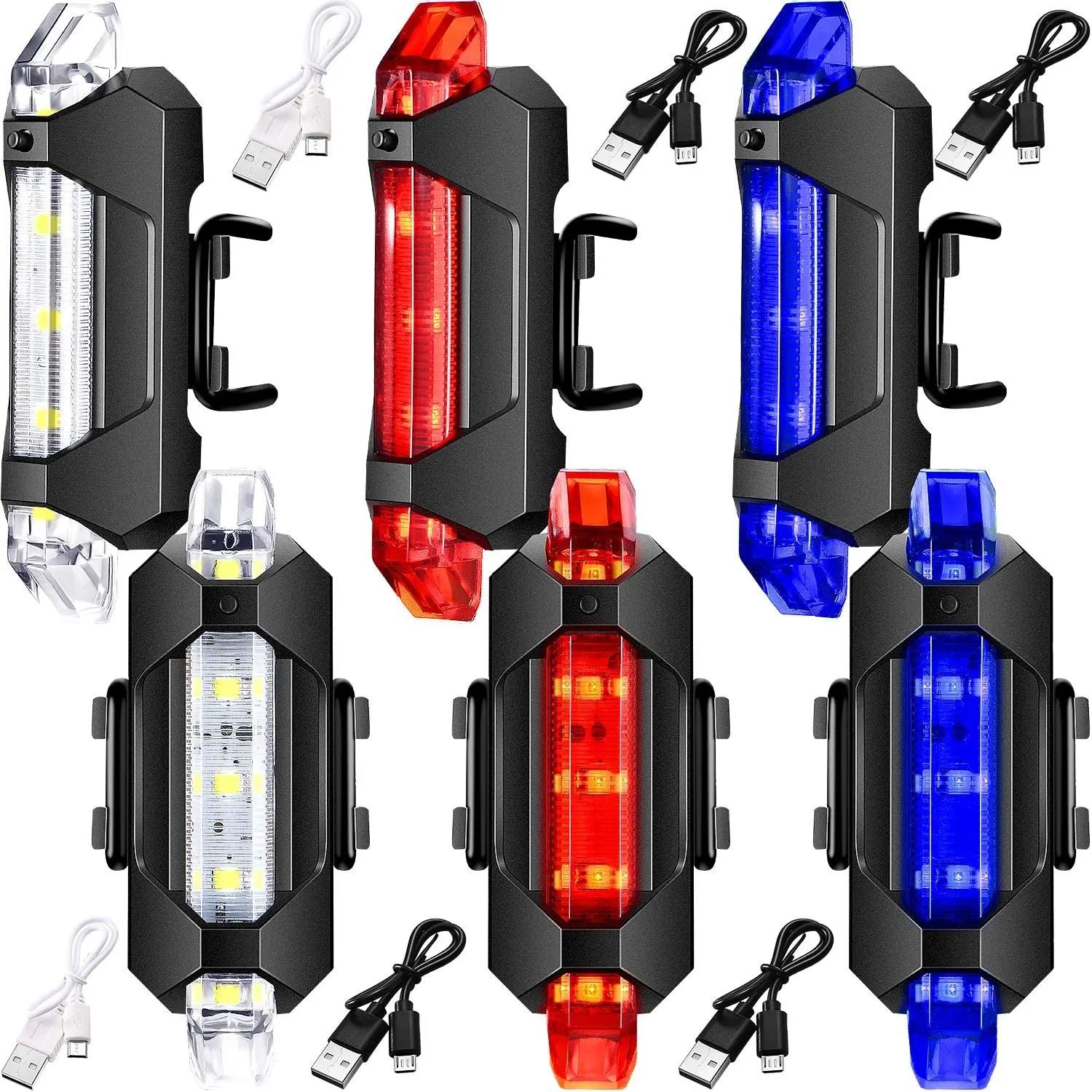 X-Tiger Bicycle Rear Light LED Safety Warning Cycling Portable Light Waterproof bike accessories Bike Taillight Bicycle Light E-577