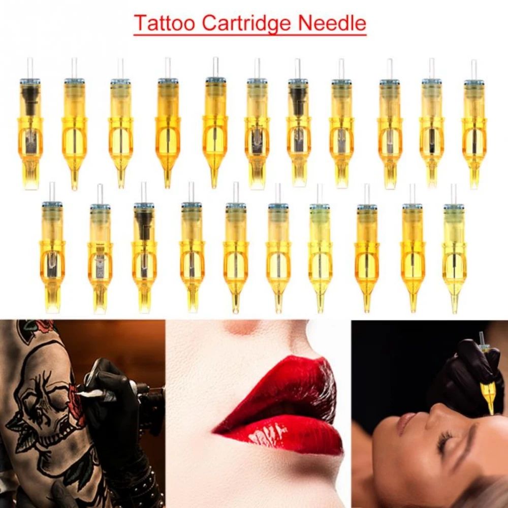 20PCs Disposable Tattoo Cartridge Needles Tattoo Makeup B2-654