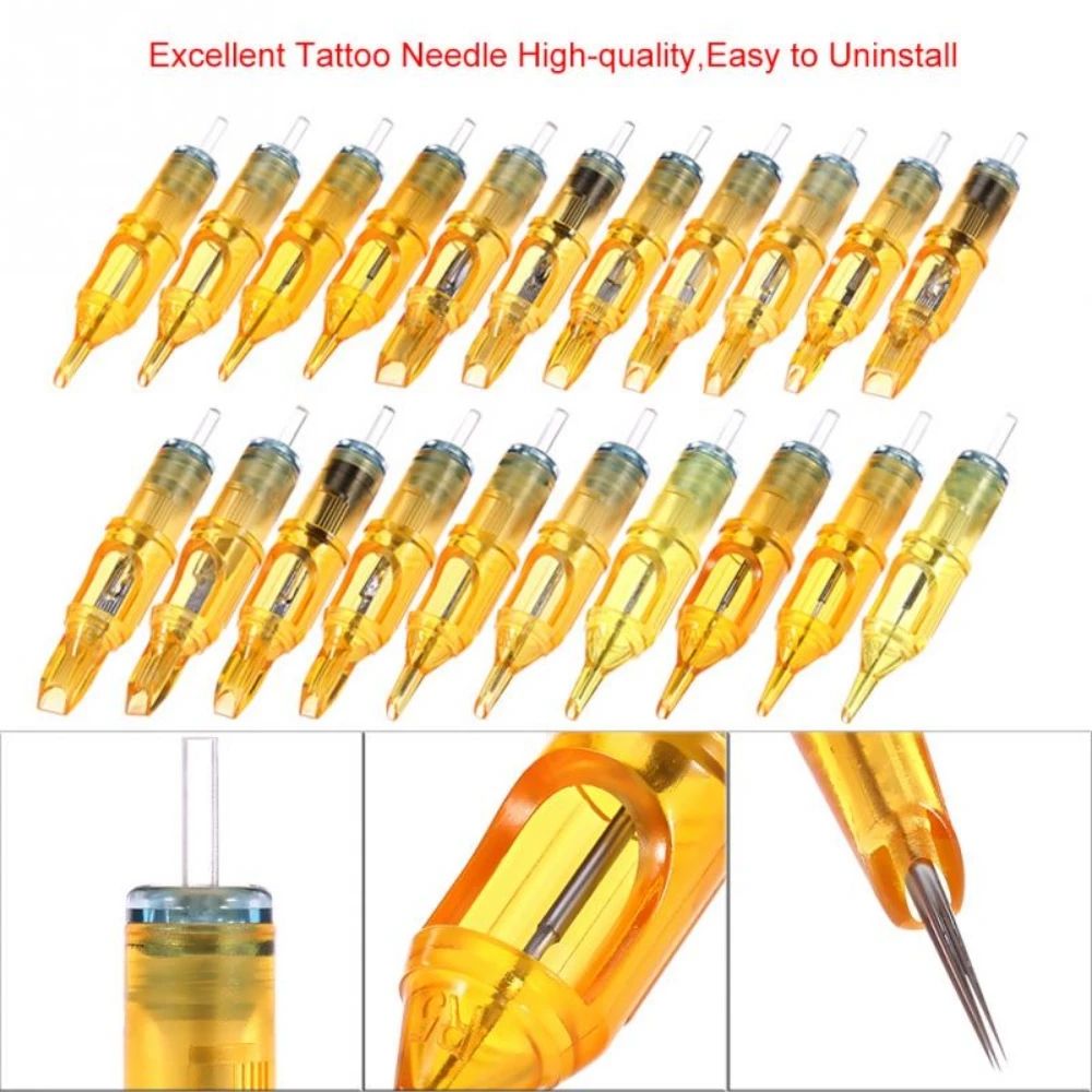 20PCs Disposable Tattoo Cartridge Needles Tattoo Makeup B2-654