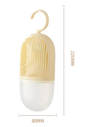 1PC Reusable Hanging Dehumidifier Water Collector Hook Moisture Absorbers Dehumidifier Packs Anti-Mold for Home Kitchen Bathroom