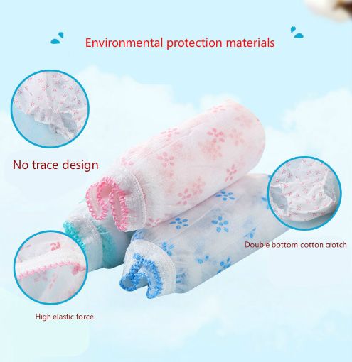 7pcs/lot Disposable Panties Maternity Underwear Panties/women's Travel Prenatal Postpartum Paper Non-woven Panties C-21-4