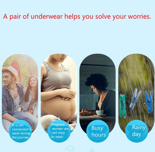 7pcs/lot Disposable Panties Maternity Underwear Panties/women's Travel Prenatal Postpartum Paper Non-woven Panties C-21-4